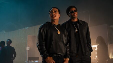 4ª temporada de Black Mafia Family chega no streaming, saiba onde assistir Demetrius Flenory Jr. como Meech) e Da'Vinchi como Terry em Black Mafia Family (Divulgação / MGM+)