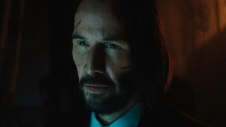Diretor conta como foi trabalhar com Keanu Reeves em Bailarina Keanu Reeves como John Wick em Bailarina (Reprodução / Lionsgate)