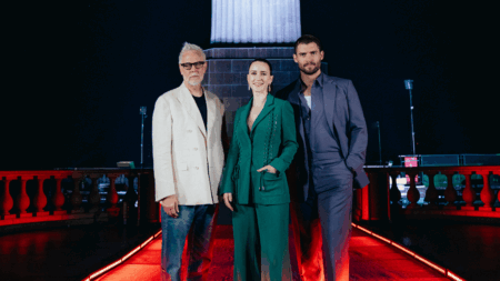 superman david corensweet james gunn e rachel brosnahan chegam ao rio