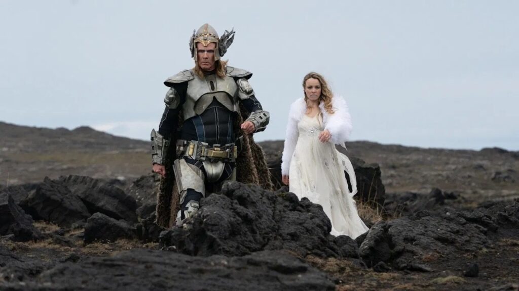 Will Ferrell leva filme musical da Netflix para a Broadway Will Ferrell como Lars e Rachel McAdams como Sigrit em Festival Eurovision da Canção: A Saga de Sigrit e Lars (Reprodução / Netflix)