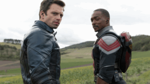 Anthony Mackie e Sebastian Stan estarão juntos em Vingadores: Doomsday? Astro responde, confira Anthony Mackie e Sebastian Stan em Falcão e o Soldado Invernal (Reprodução / Marvel)