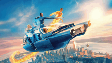 Pedro Pascal, Vanessa Kirby, Ebon-Moss-Bachrach, Joseph Quinn Quarteto Fantástico: Primeiros Passos (Divulgação / Marvel Studios)