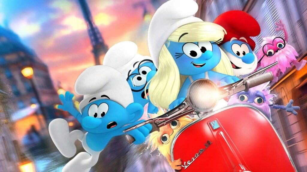 Fernanda Baronne dubla personagem inédita em novo filme dos Smurfs smurfs paramount animation