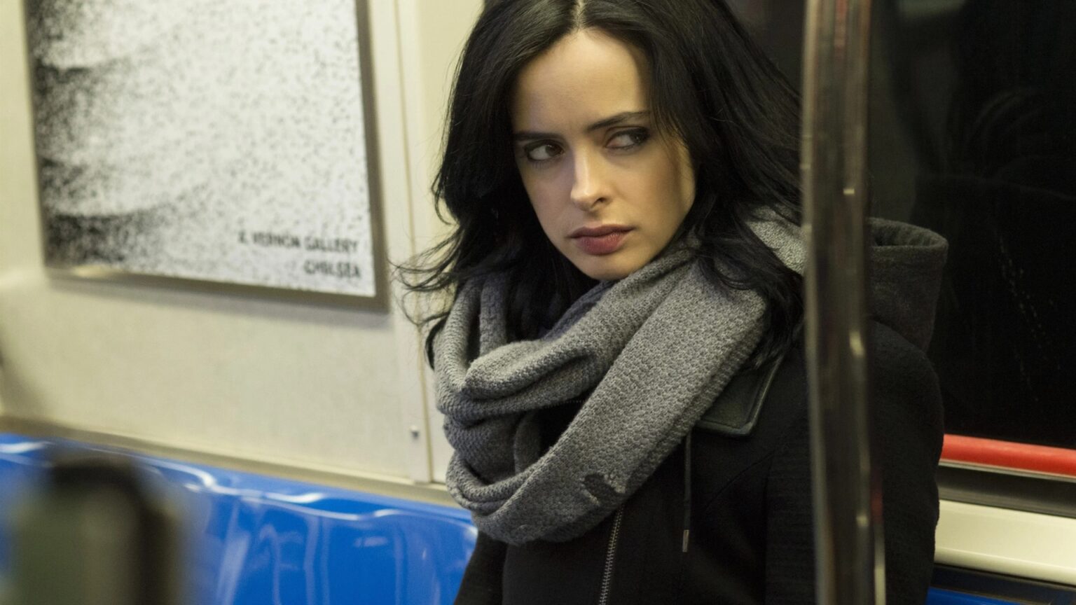 Krysten Ritter comenta seu papel em Demolidor: Renascido Krysten Ritter como Jessica Jones em Jessica Jones (Reprodução / Netflix)