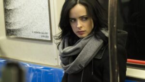 Krysten Ritter como Jessica Jones em Jessica Jones (Reprodução / Netflix)