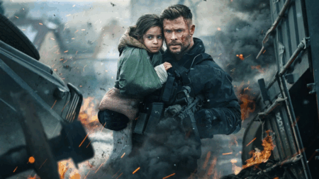 Chris Hemsworth como Tyler Rake em Resgate (Divulgação / Netflix)