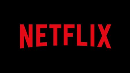 Logo Netflix com letras em vermelho e fundo preto. Confira os melhores filmes de ficção científica Netflix