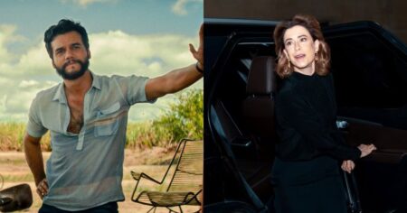 Wagner Moura fala sobre apoio de Fernanda Torres na corrida ao Oscar; confira Wagner Moura em cena do filme O Agente Secreto e Fernanda Torres chegando a evento no Rio de Janeiro