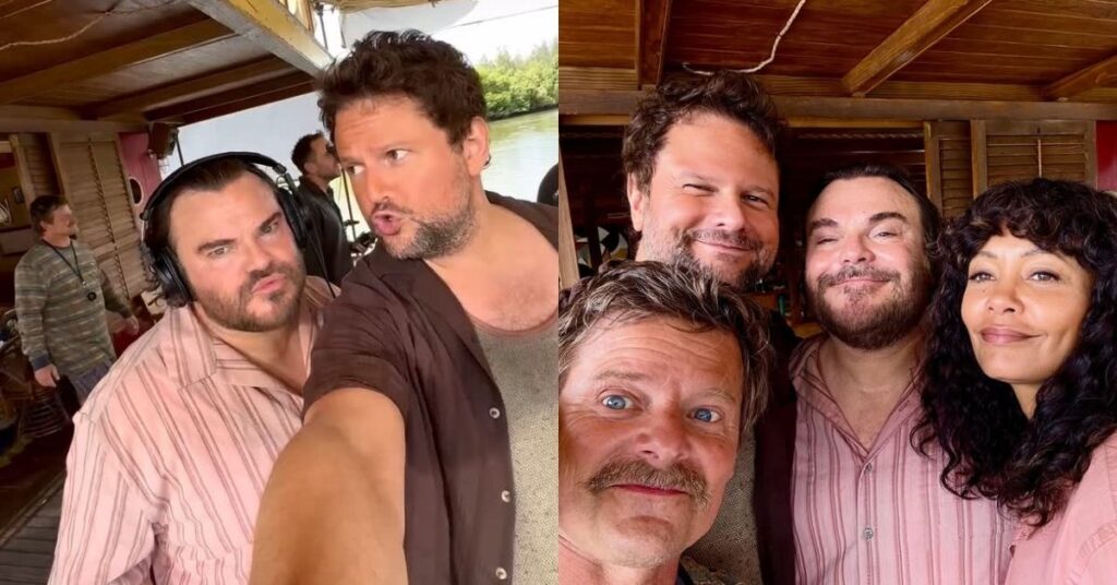 Selton Mello posta vídeo cantando com Jack Black após sucesso em ‘Anaconda’ Selton Mello e Jack Black