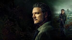 The Last of Us | Guia de episódios: resumo, duração, elenco e o que esperar da temporada Joel (Pedro Pascal) em primeiro plano observa cenário devastado enquanto Ellie (Bella Ramsey) aparece armada ao fundo em paisagem pós-apocalíptica de The Last of Us.