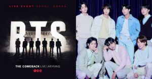 BTS revela trailer de show ao vivo na Netflix; veja detalhes Integrantes do BTS aparecem em montagem promocional do evento The Comeback Live | ARIRANG, show transmitido ao vivo pela Netflix após o hiato do grupo