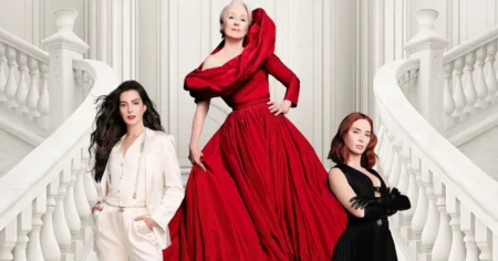 O Diabo Veste Prada 2: primeiras impressões surpreendem fãs da franquia Trio principal de O Diabo Veste Prada 2 com Meryl Streep, Anne Hathaway e Emily Blunt em imagem promocional