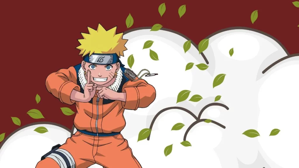 Naruto Uzumaki em arte promocional de naturo