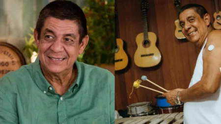 Montagem com fotos de Zeca Pagodinho