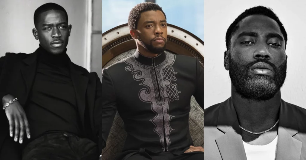 Pantera Negra pode ganhar novo rosto na Marvel; veja favoritos Montagem mostra Damson Idris, Chadwick Boseman como T’Challa e John David Washington em imagens usadas para ilustrar rumores sobre o futuro de Pantera Negra na Marvel
