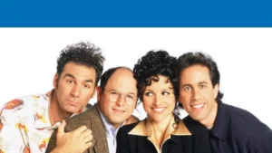 Cartaz promocional de Seinfeld em pauta sobre Séries de comédia