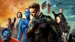 Arte oficial com os personagens de X-MEN