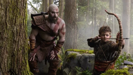 Imagem promocional da série live-action de God Of War