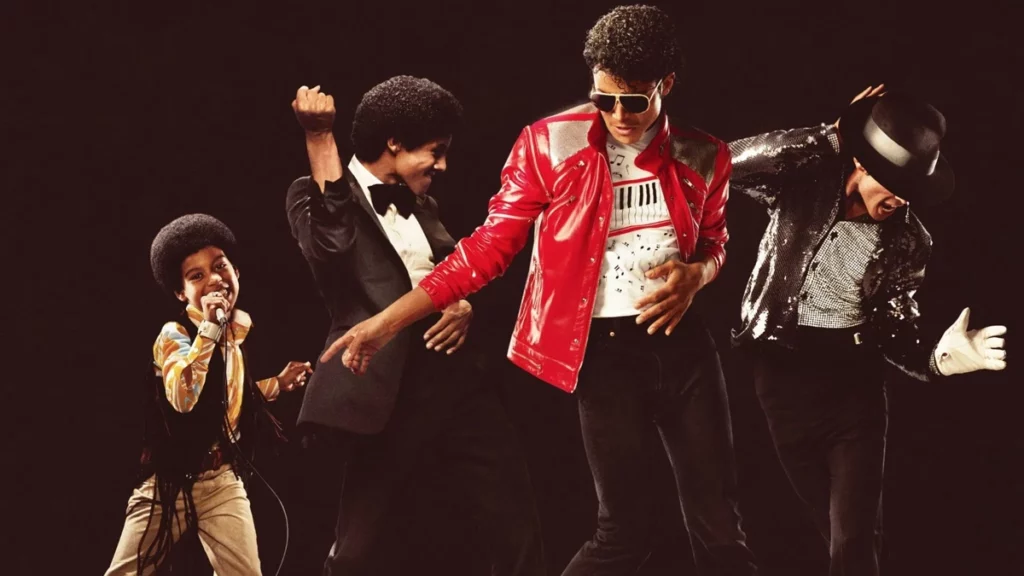 Arte principal da cinebiografia de Michael Jackson