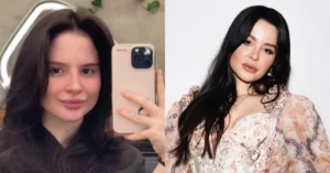 Sophia Valverde surge transformada para viver Maraisa; veja Sophia Valverde aparece com cabelo escuro em montagem ao lado de Maraisa para papel no filme sobre Marília Mendonça
