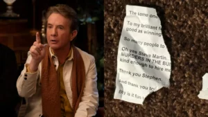 Martin Short aparece ao lado do discurso de agradecimento rasgado que preparou para o Emmy 2026.