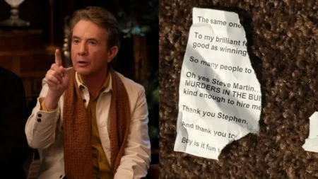 Martin Short aparece ao lado do discurso de agradecimento rasgado que preparou para o Emmy 2026.