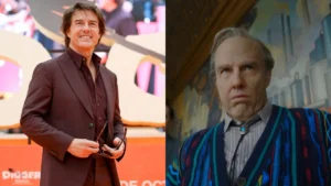 Tom Cruise segue na disputa pelo Oscar após prejuízo bilionário de Digger; veja Tom Cruise aparece ao lado de uma imagem de seu personagem no filme Digger, produção que pode lhe render uma indicação ao Oscar 2027.