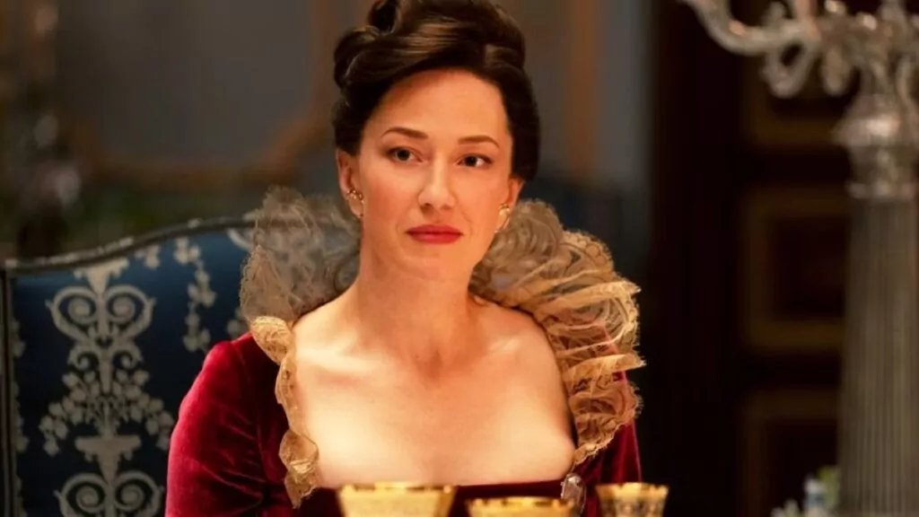 Carrie Coon como Bertha Russell em A Idade Dourada (Divulgação / HBO Max)